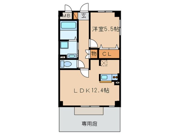 ペリ－トの物件間取画像